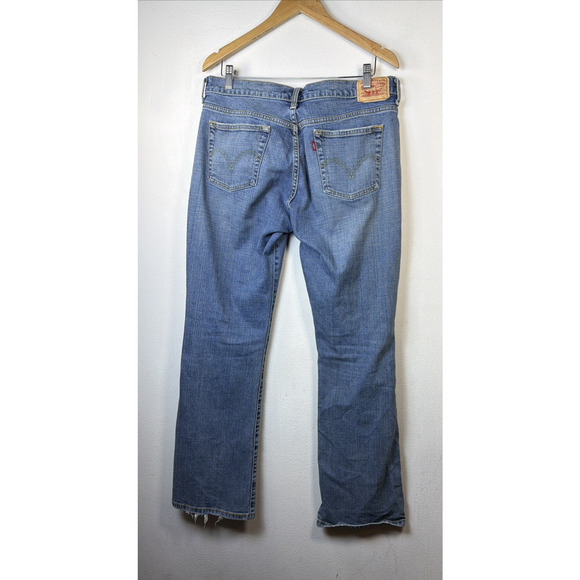 Levi's Boot Cut 515 Denim Blue Jeans Size 12M 99% Cotton western Medium wash - Picture 6 of 11